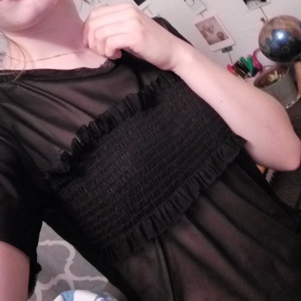 Sheer Bandue Top